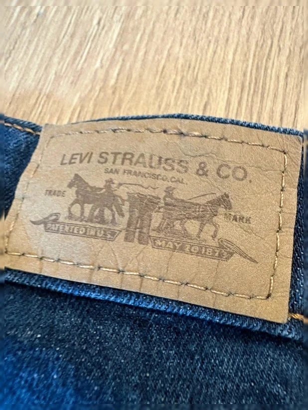 Jean LEVI'S 515 Boot Cut - Azul oscuro descolorido - T.40 - L 88 – photo 4
